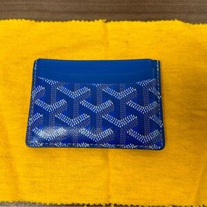 Goyard St. Sulpice Blue Cardholder (Mint Condition)